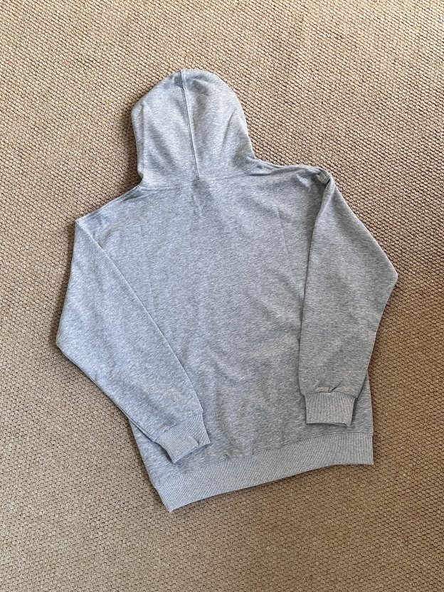 Enhypen Sunoo Inspired Baby Lettering Grey Hoodie