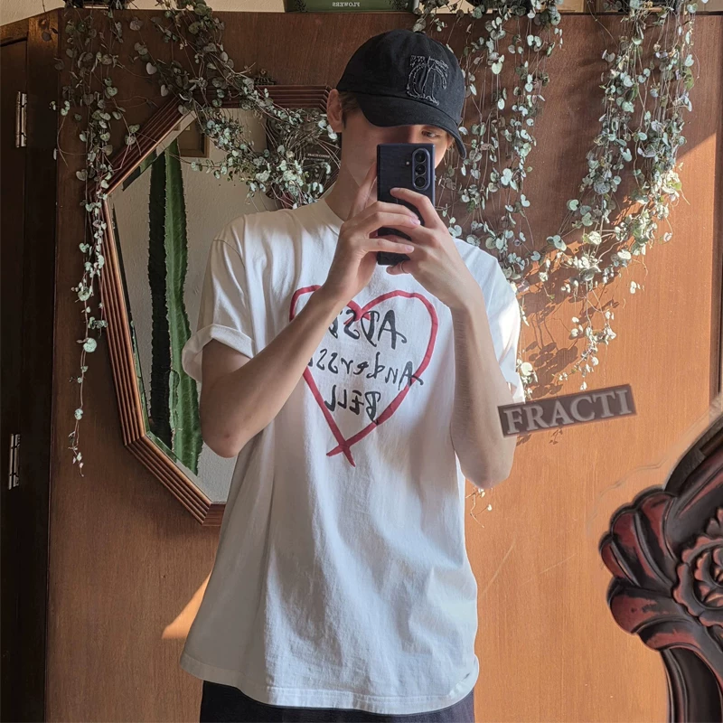 Seventeen Seungkwan Heart Kelly Logo White Tee