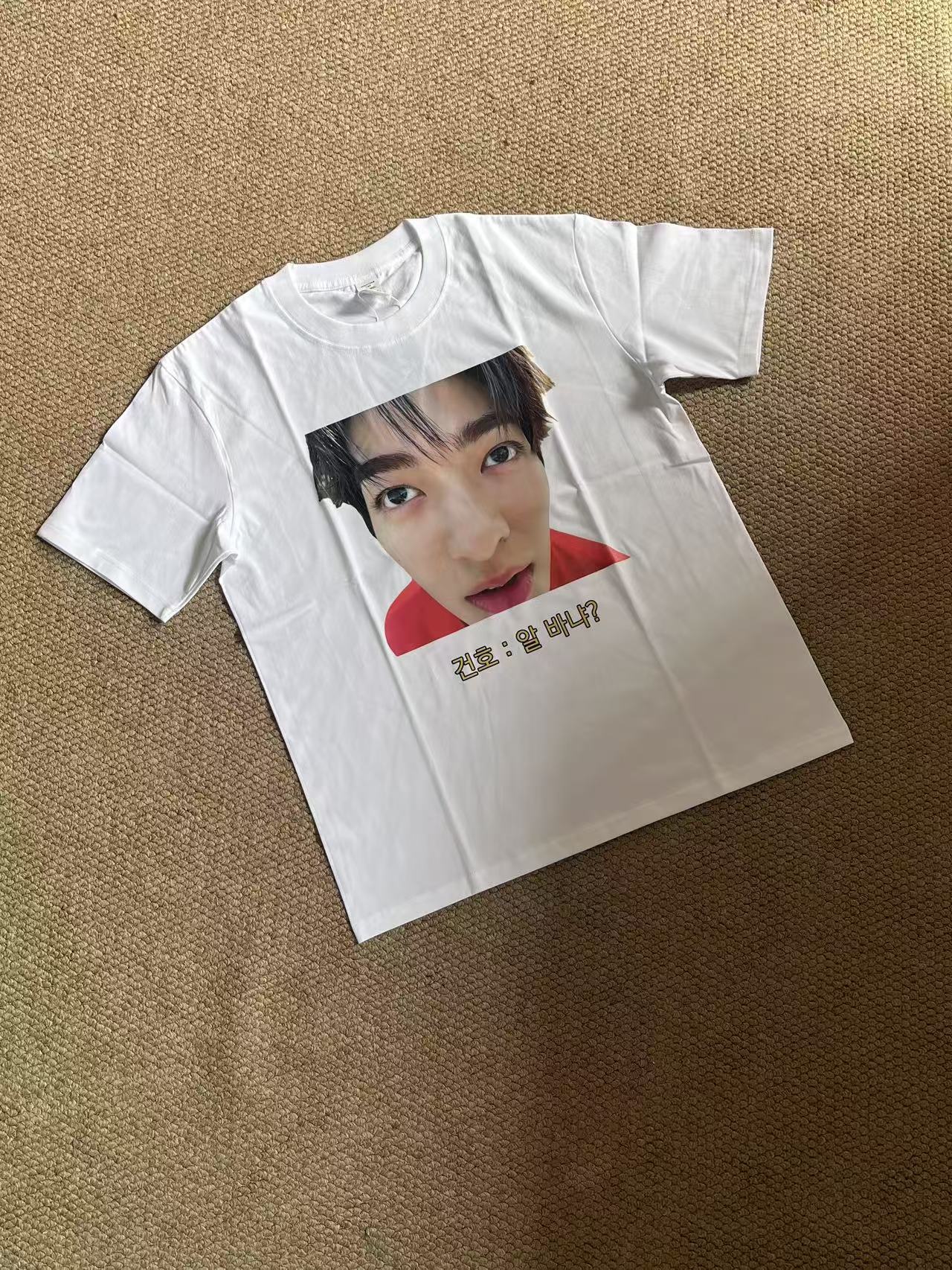 CORTIS 1st Anniversary Reality Show T-Shirt - Funny Member Face Cotton Tee