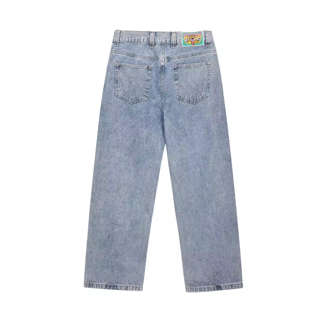 Cortis Juhoon Inspired Ice Cream Running Dog Denim Jeans