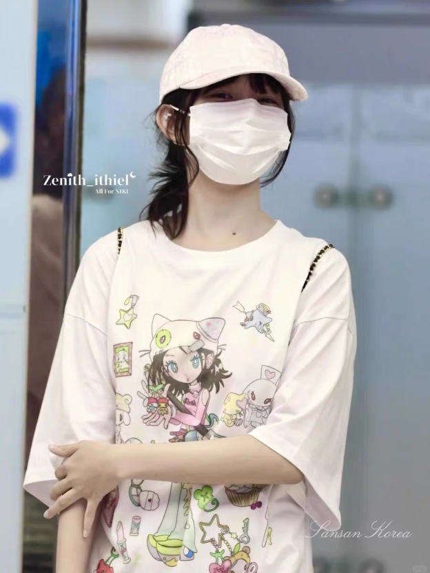 IVE Rei Inspired Anime Girl Graphic Tee