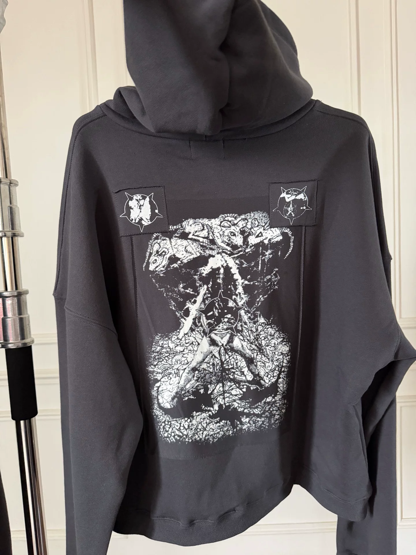 Cortis Martin Inspired Heaven Will Burn Your Eyes Zip-Up Hoodie