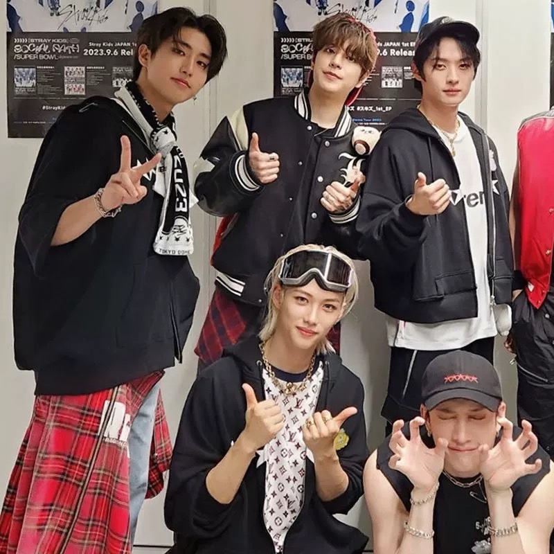 Stray kids 5 star tour inspired merch hoodie