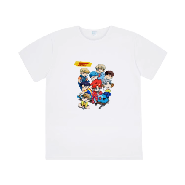 ATEEZ Customized Cartoon T-Shirt