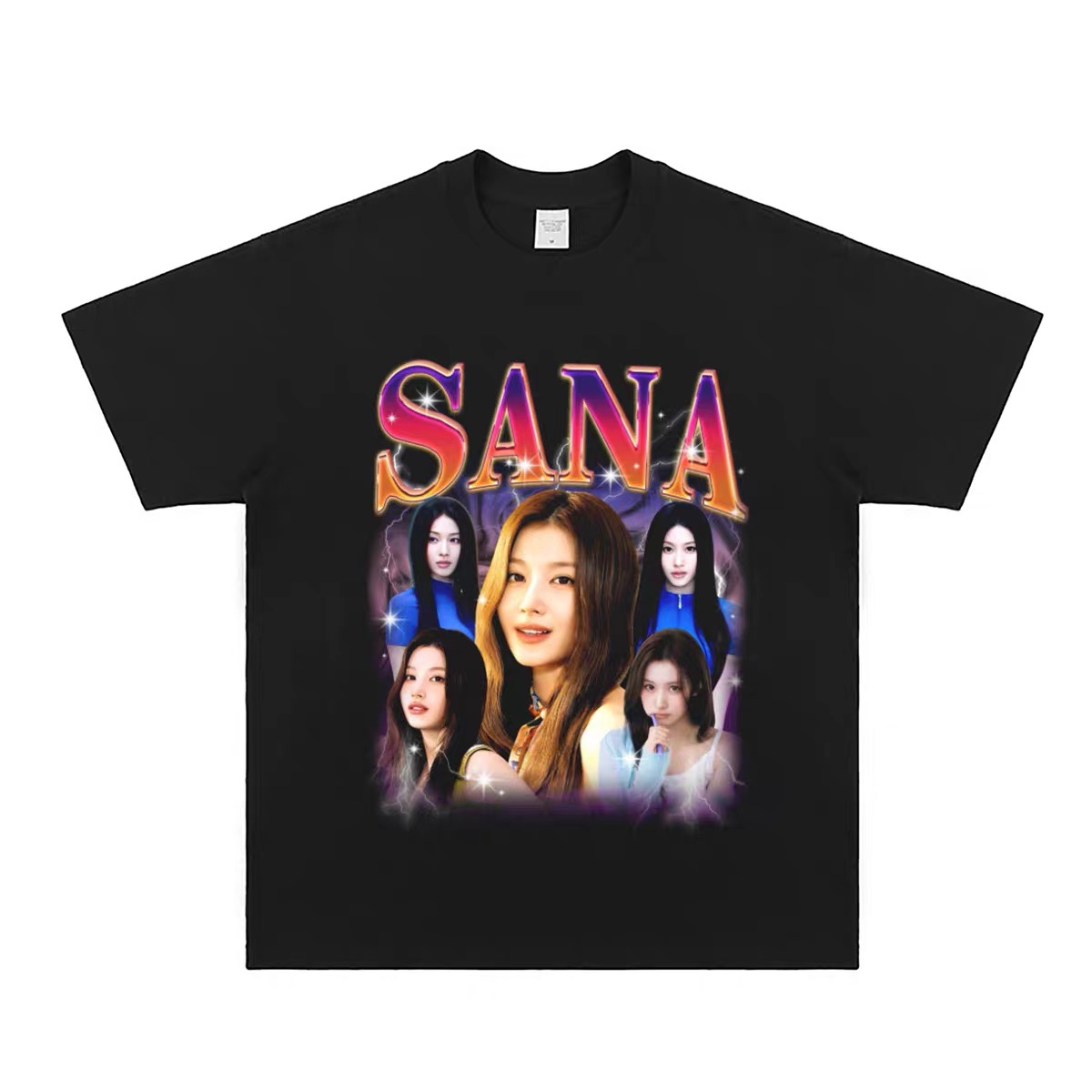 TWICE Custom Member Printed Retro Washed T-Shirt