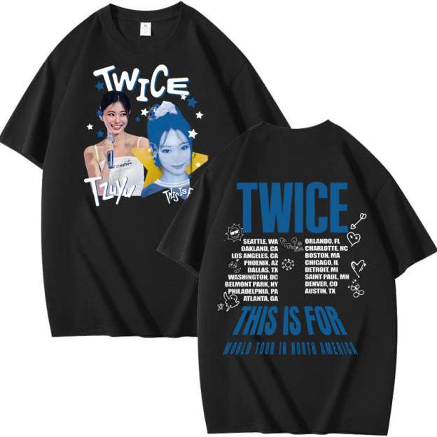 Twice This is For World Tour Merch Inspired T-shirt