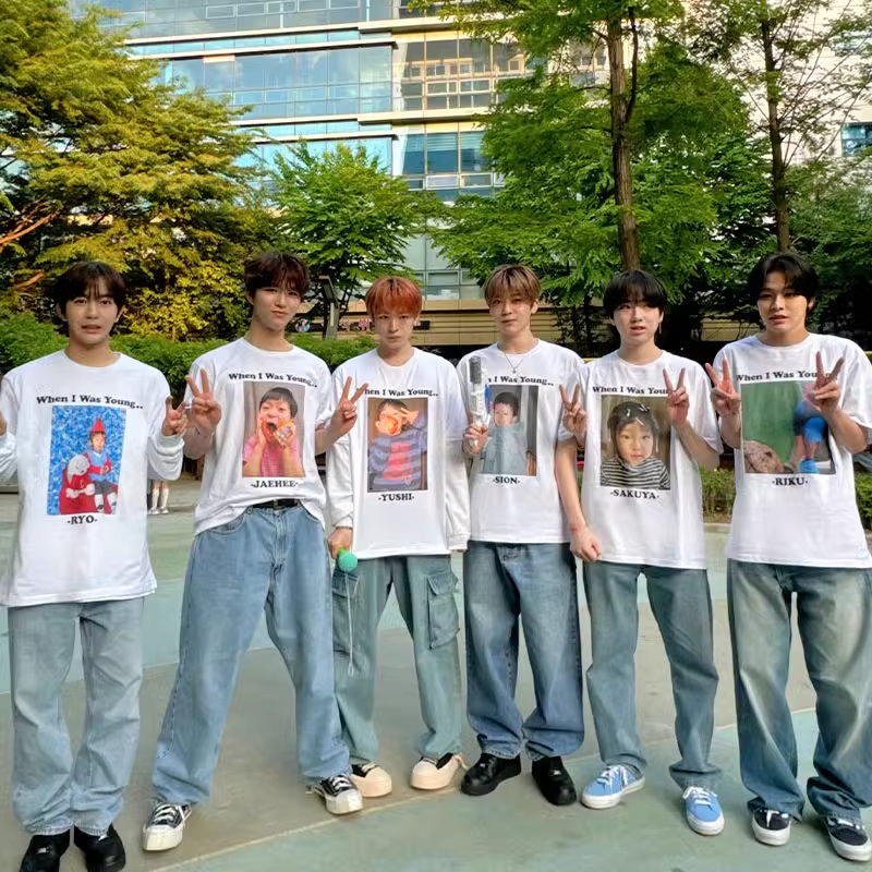 NCT WISH "When I Was Young" Tour T-Shirt 