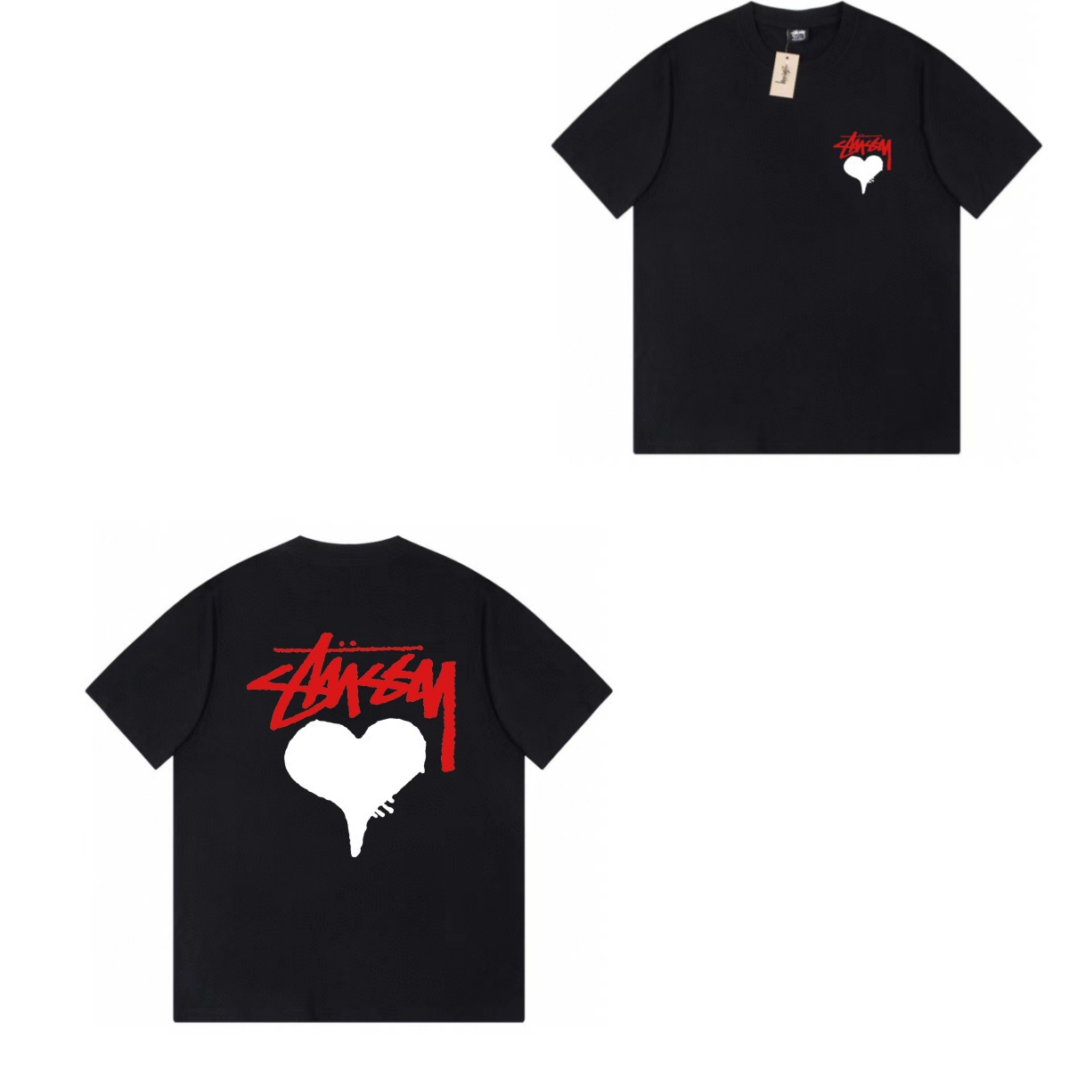 Stray kids Felix Inspired Stock Heart Drip Graphic Tee-Straykids