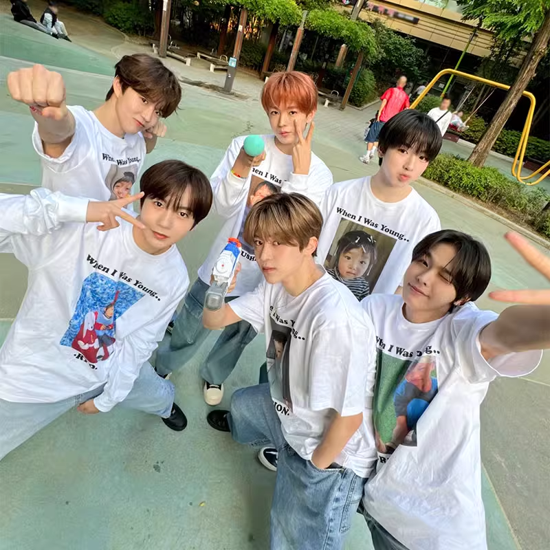 NCT WISH "When I Was Young" Tour T-Shirt 