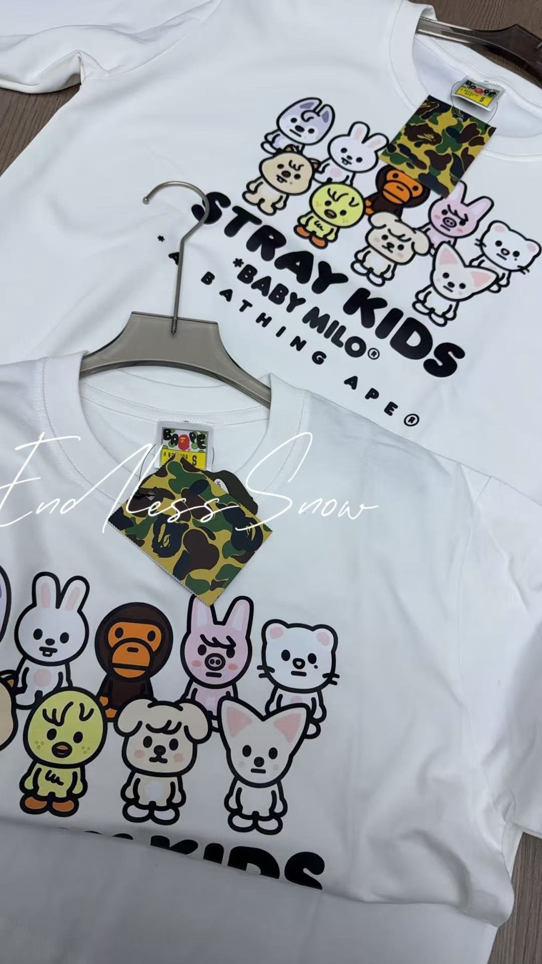 Stray Kids BAPE Inspired Long Sleeve T-Shir