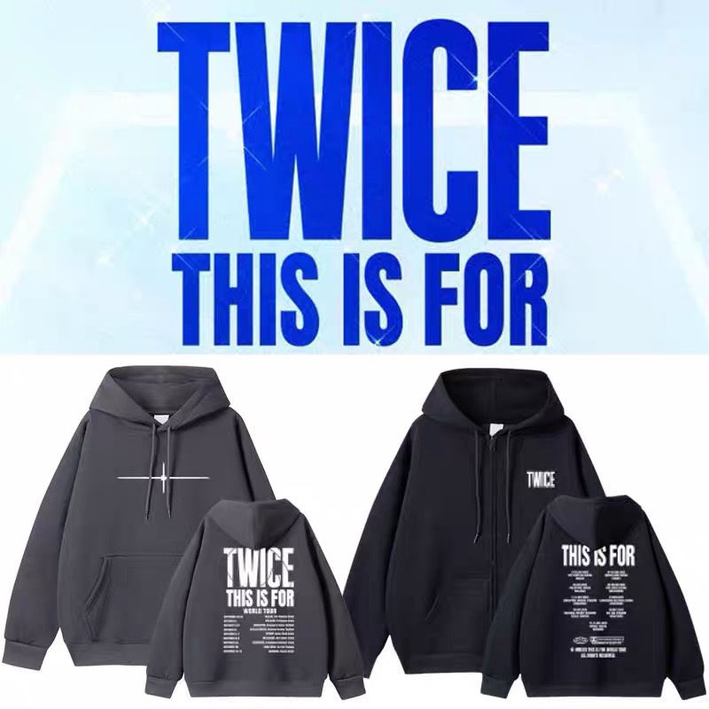 Twice 2025 Tour THIS IS FOR Merch Inspired Hoodie