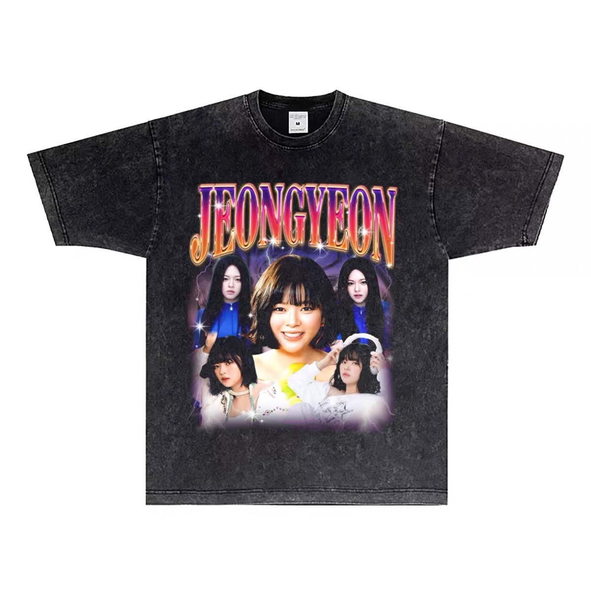 TWICE Custom Member Printed Retro Washed T-Shirt