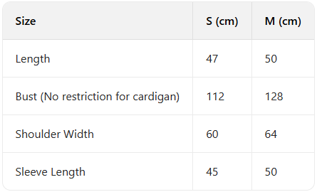Aespa Winter Inspired Flower Embroidered Knit Cardigan
