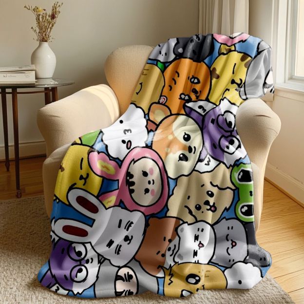 Seventeen Miniteen Merch Inspired Blanket