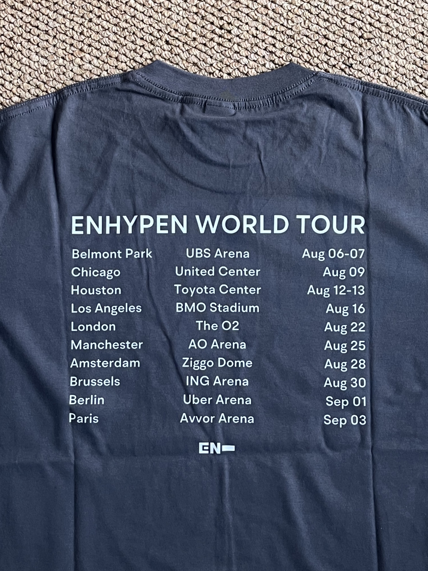 ENHYPEN World Tour WALK THE LINE IN US Merch Inspired T-Shirt