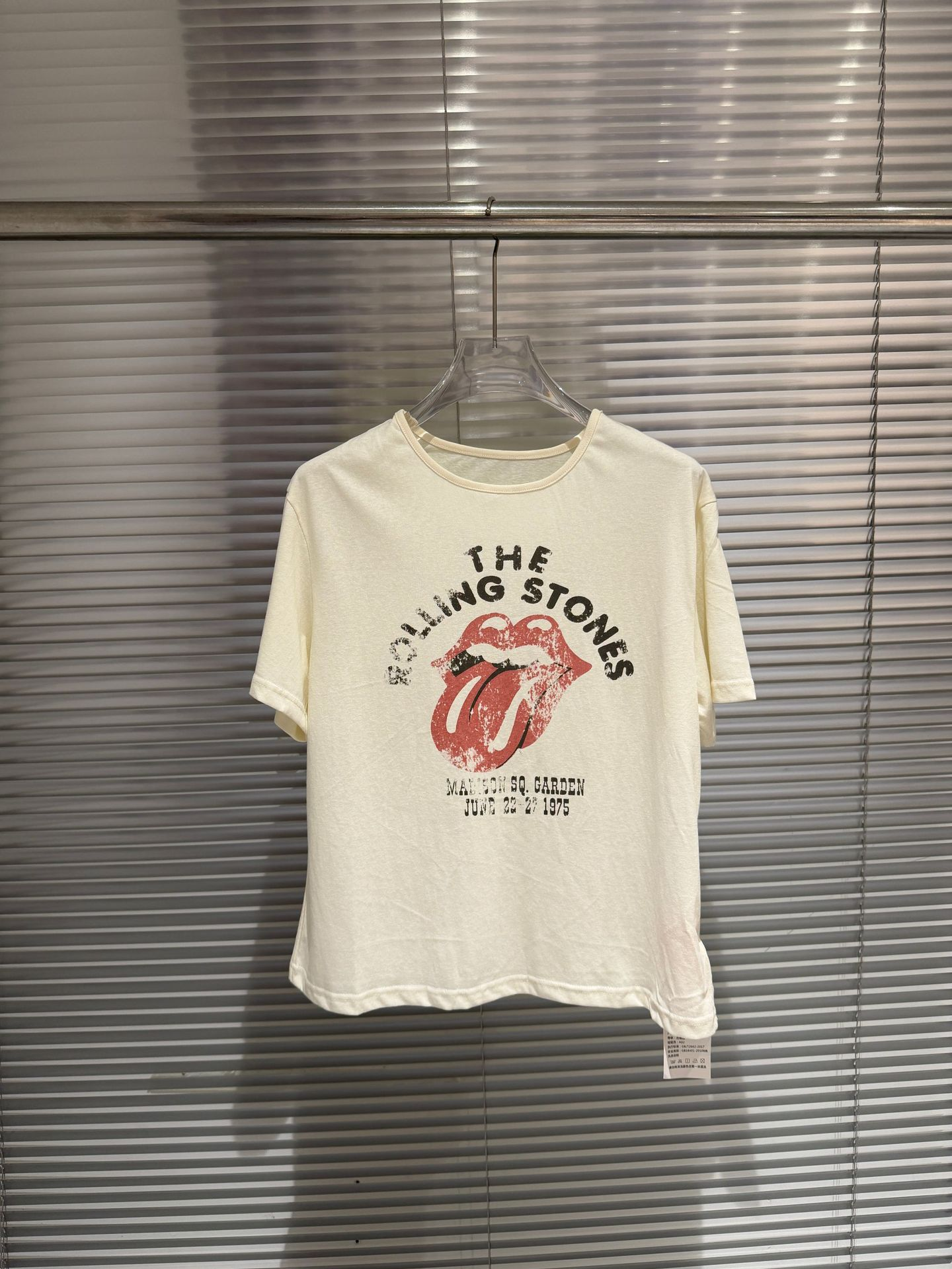 Lngshot Woojin Inspired The Rolling Stones Tongue Logo Vintage Band Tee