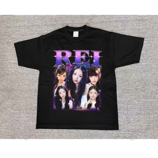 IVE Custom Member Printed Retro Washed T-Shirt