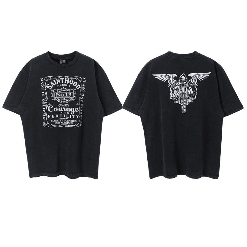 SEVENTEEN DK Inspired Washed Distressed Tee