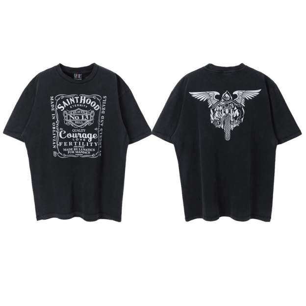 SEVENTEEN DK Inspired Washed Distressed Tee