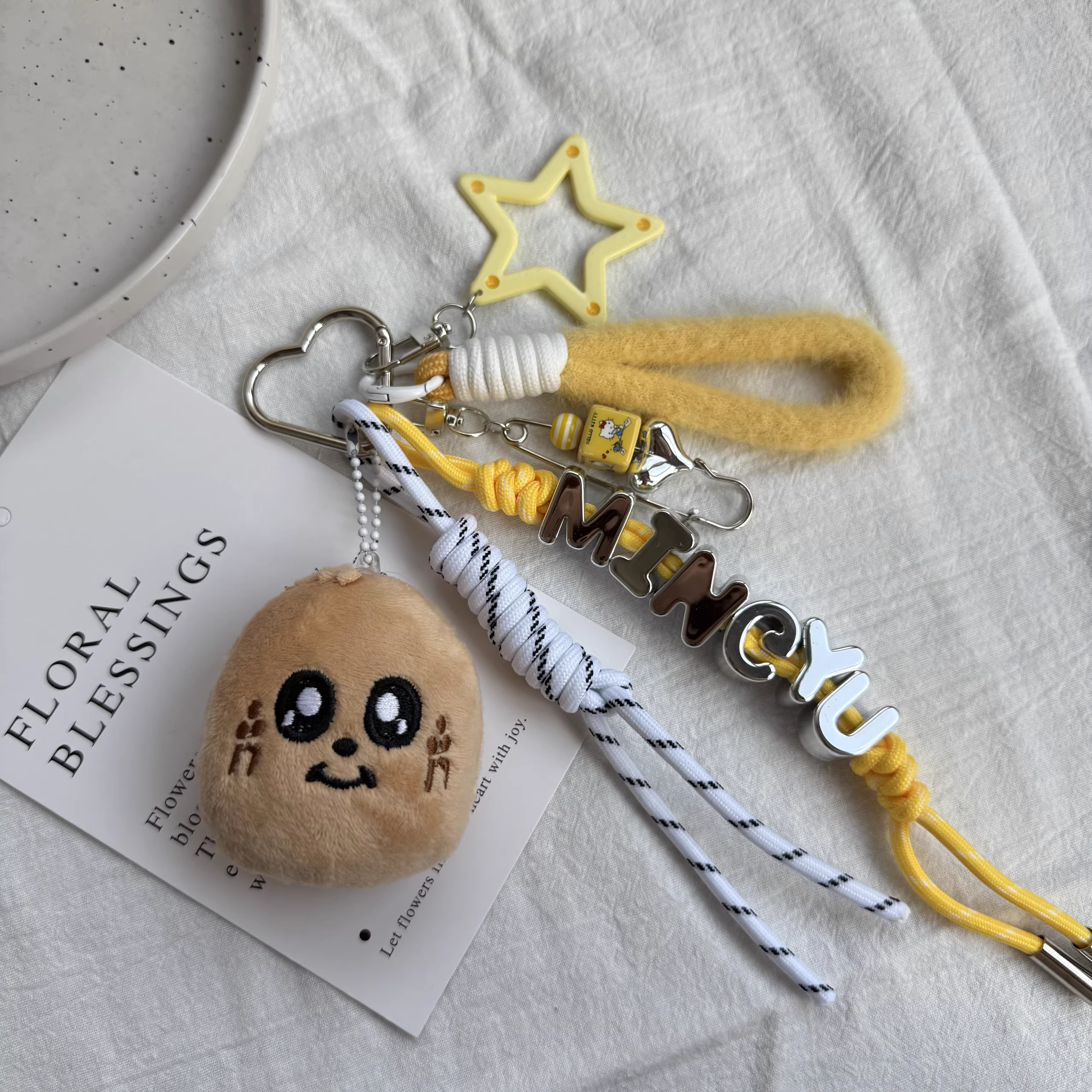 Seventeen Custom Plush Bag Charm-Handmade Keychain for Carats