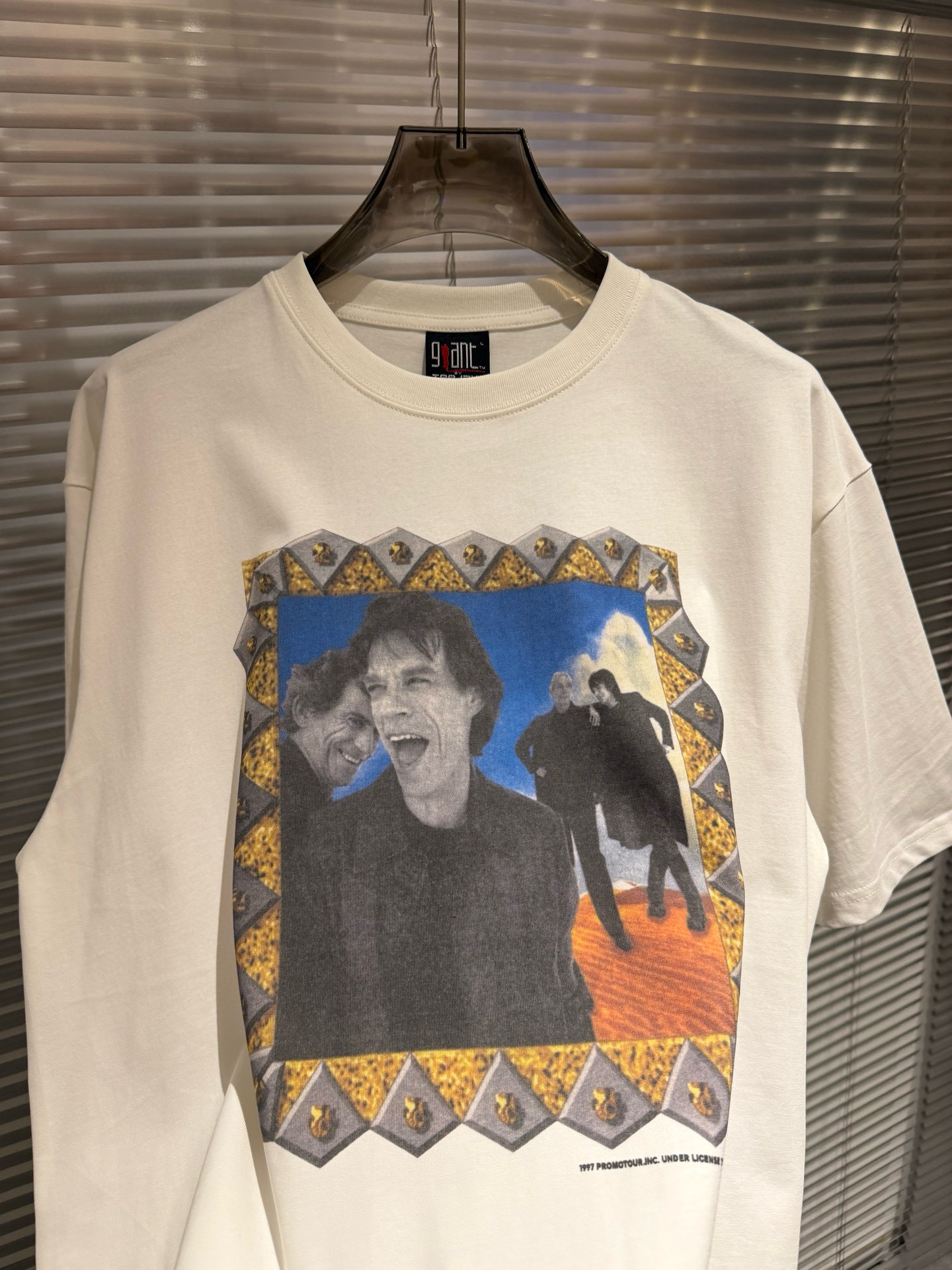 Cortis Martin Inspired The Rolling Stones Retro Band Print Tee