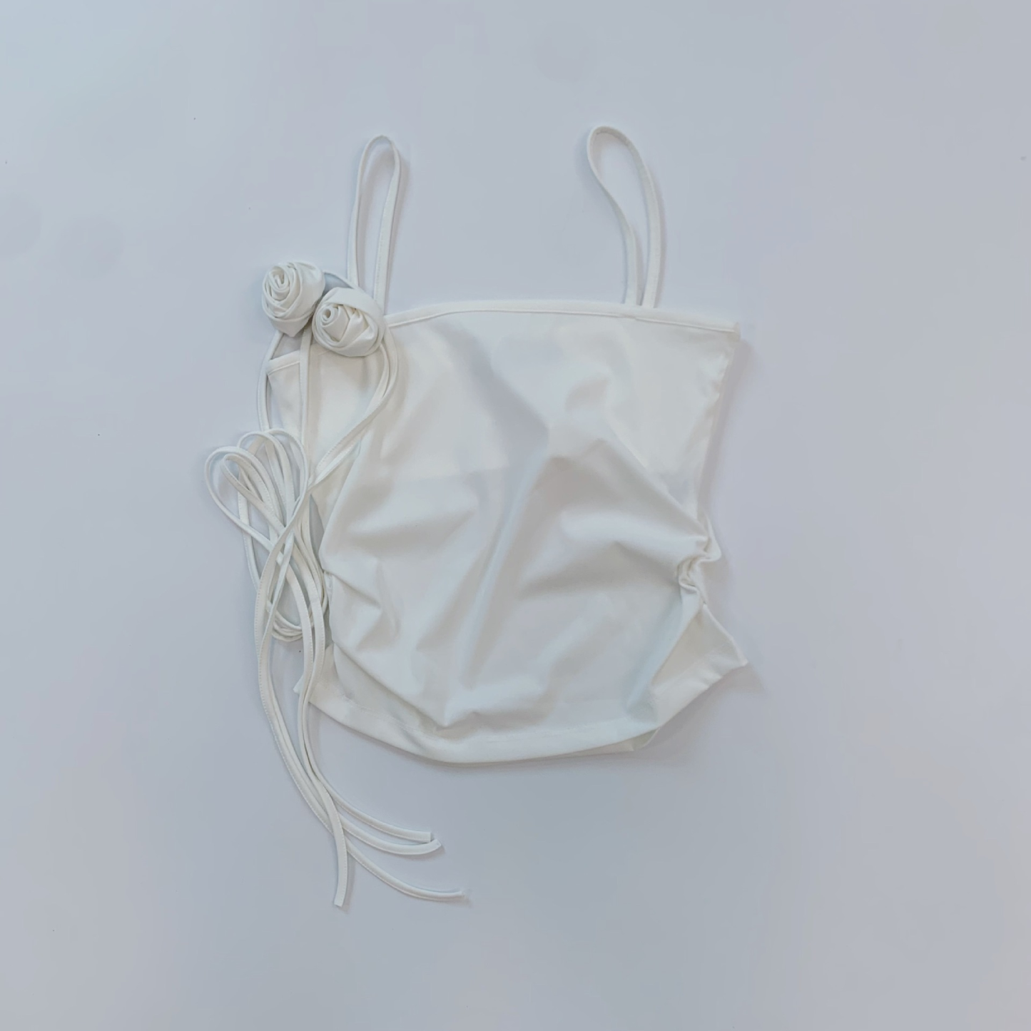 Gidle Minnie Rose Lace up Sheath Top