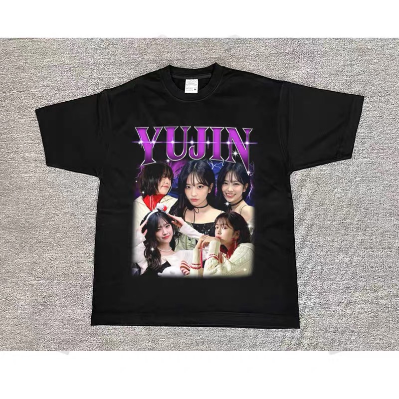 IVE Custom Member Printed Retro Washed T-Shirt