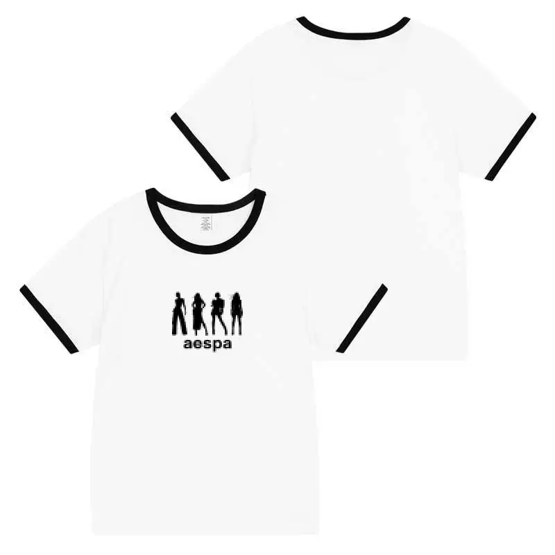 Aespa Live Tour-Synk Parallel Line T-shirt-Aespa
