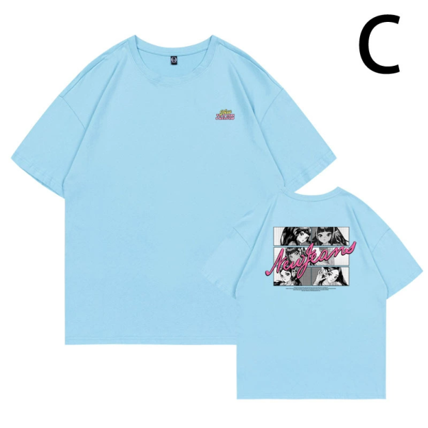 NewJeans X Line Friends Cartoon Short Sleeve T-Shirt-NJZ