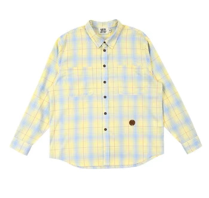 TXT Beomgyu&Aespa Winter Inspired Check Shirt