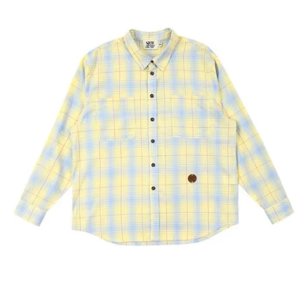 TXT Beomgyu&Aespa Winter Inspired Check Shirt