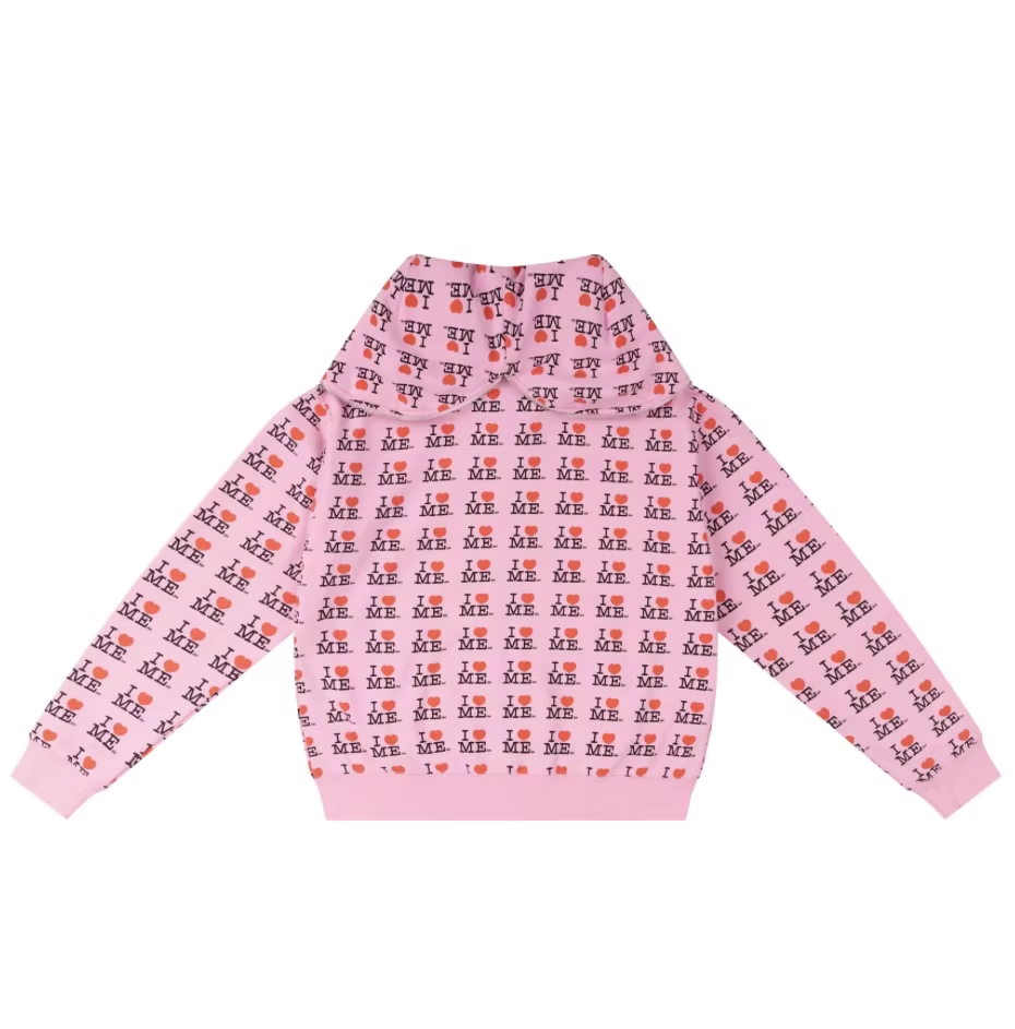 ILLIT NOT CUTE ANYMORE Inspired I HEART ME Print Tracksuit Set