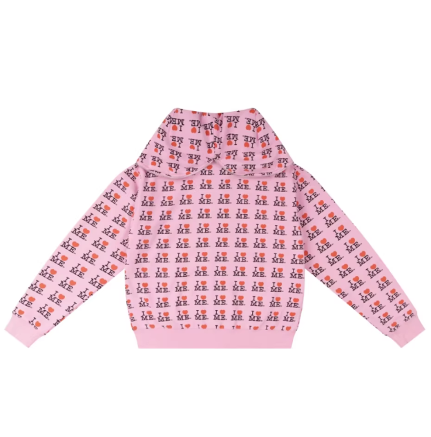 ILLIT NOT CUTE ANYMORE Inspired I HEART ME Print Tracksuit Set