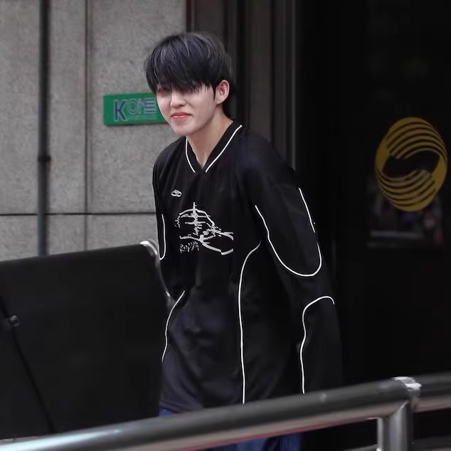 SEVENTEEN S.Coups Inspired Black Long Sleeve Jersey