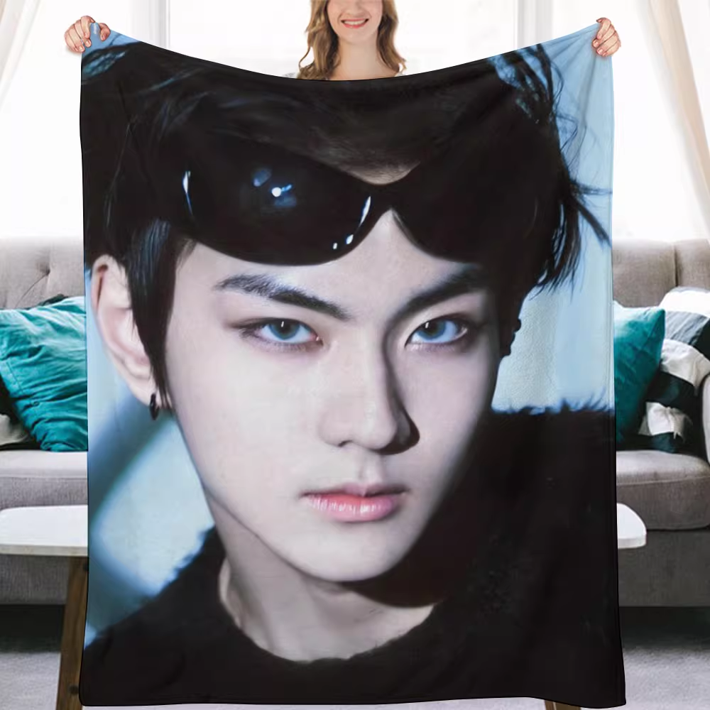 Enhypen Jungwon Fanmade Flanne Blanket - Kpop Concert Fan Blanket