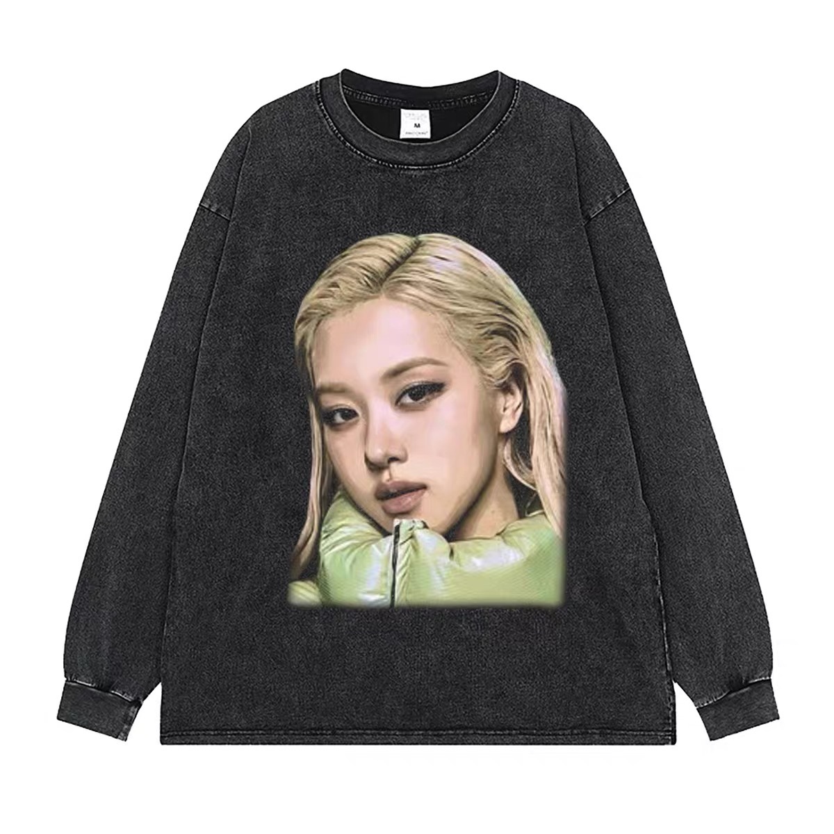 Blackpink Custom Member Printed Retro Washed T-Shirt