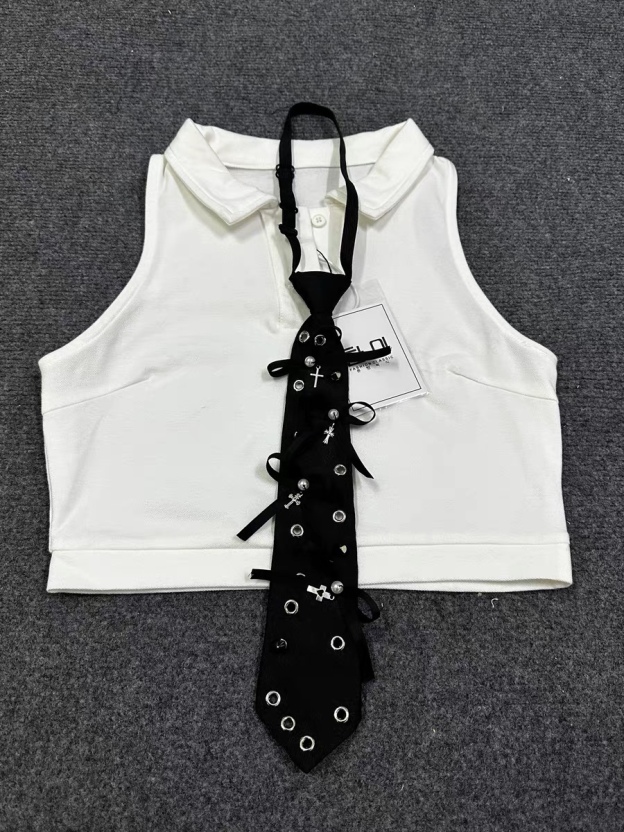 IVE Wonyoung Inspired Crop Top&Pleated Skirt Set