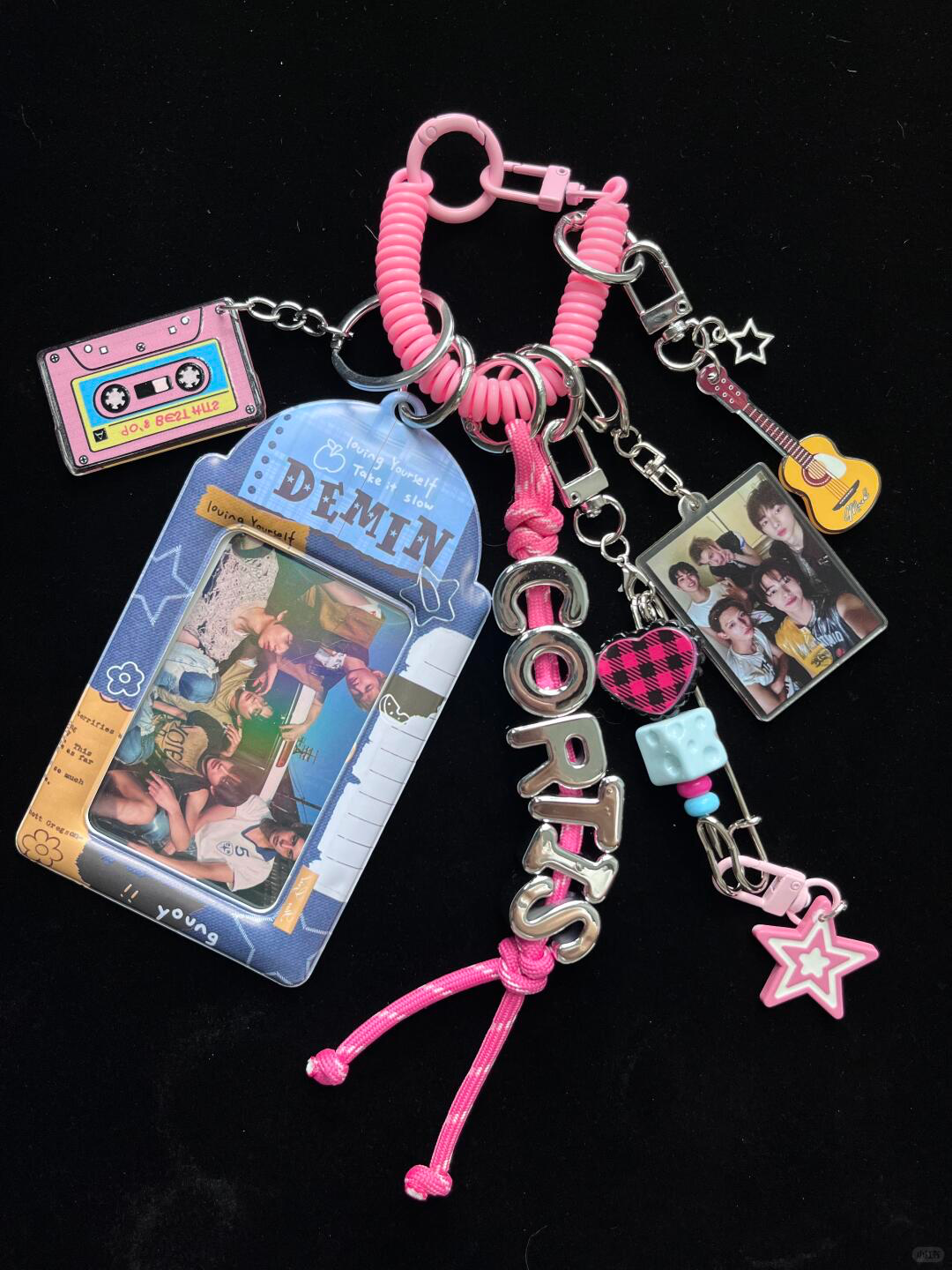 Cortis Photocard Holder Keychain Bag Charm