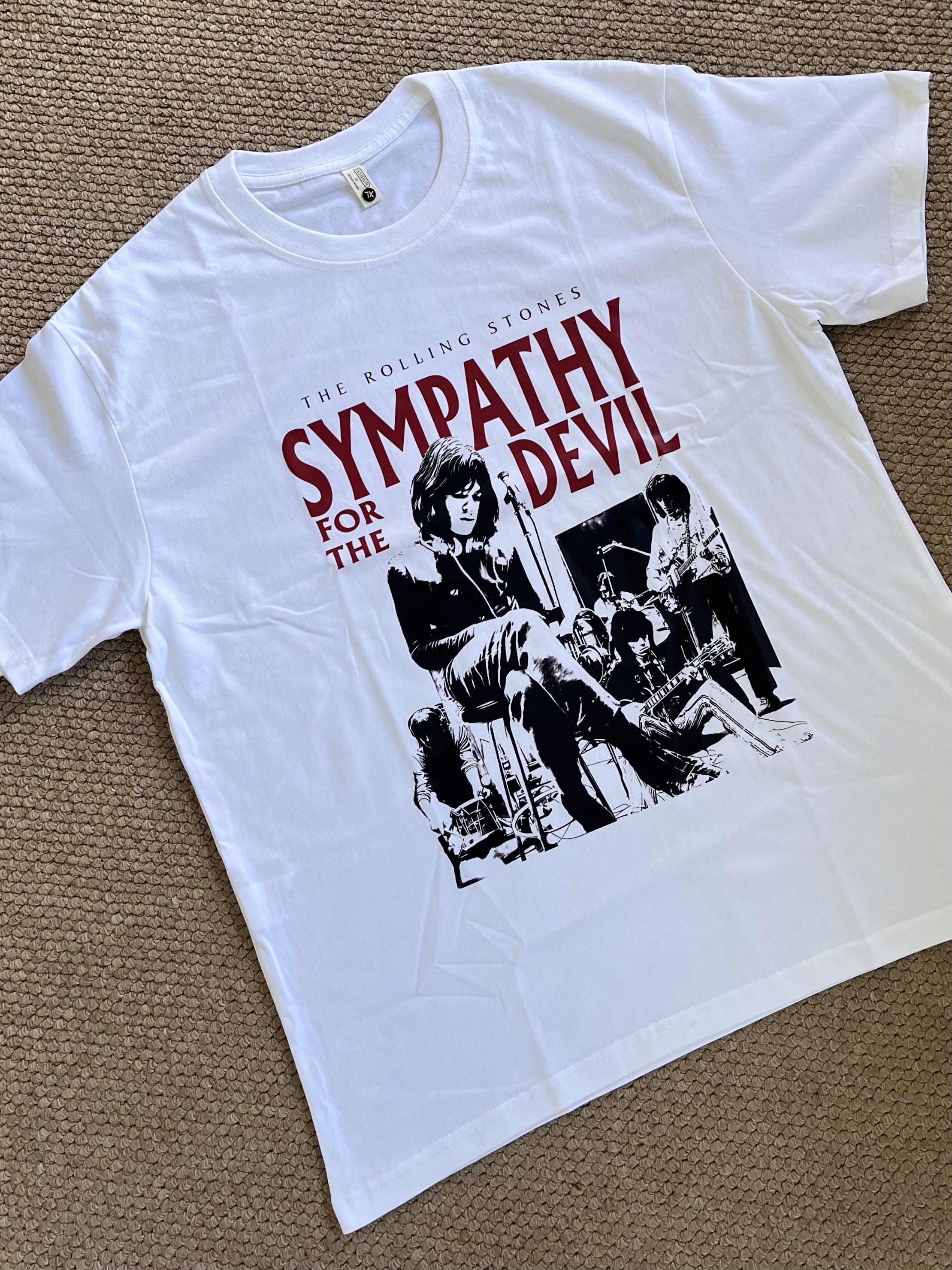 ENHYPEN Niki Insipired Sympathy For The Devil Graphic Tee-NI-KI