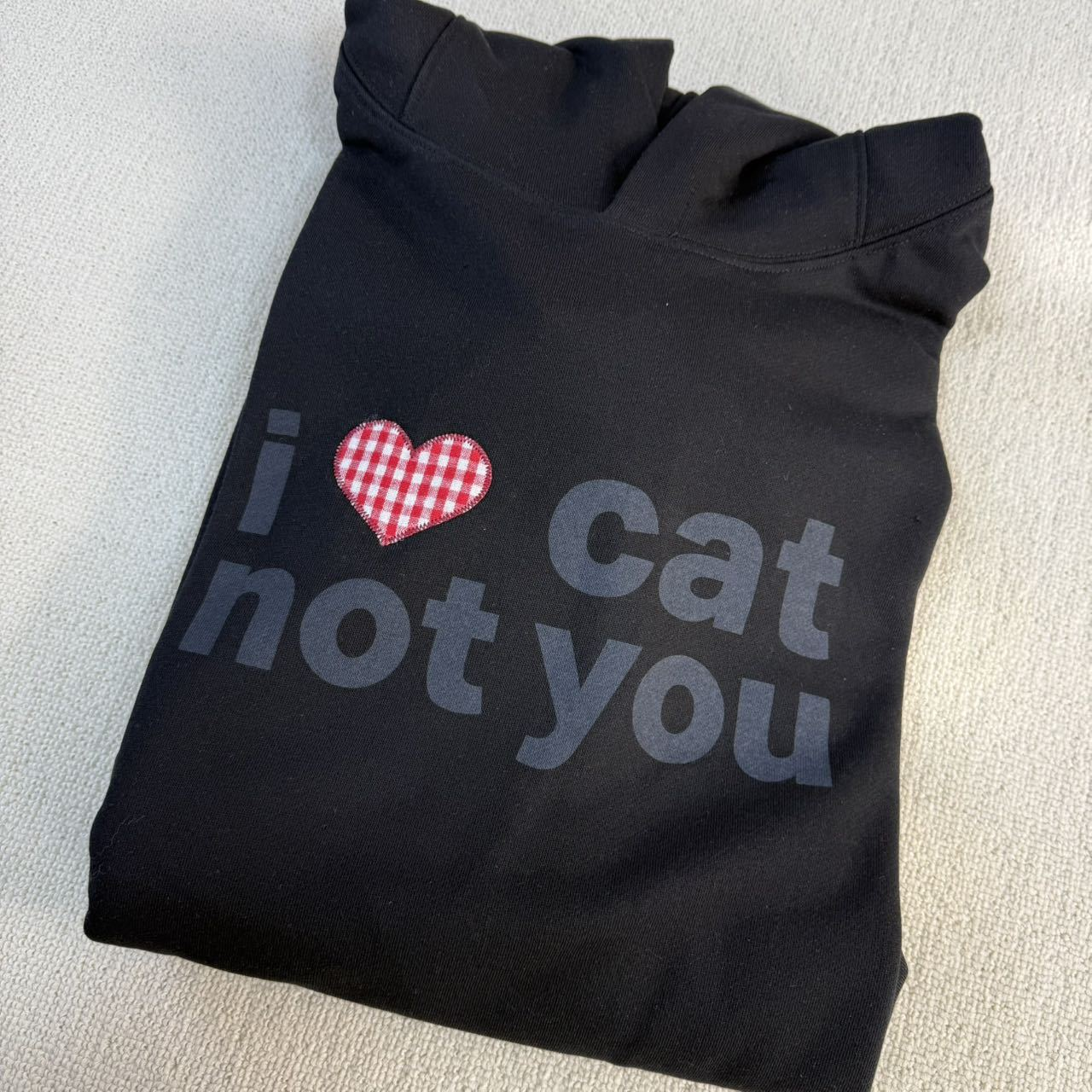 Nct Dream Jaemin Inspired I LOVE CAT NOT YOU CAT EAR HOODIE