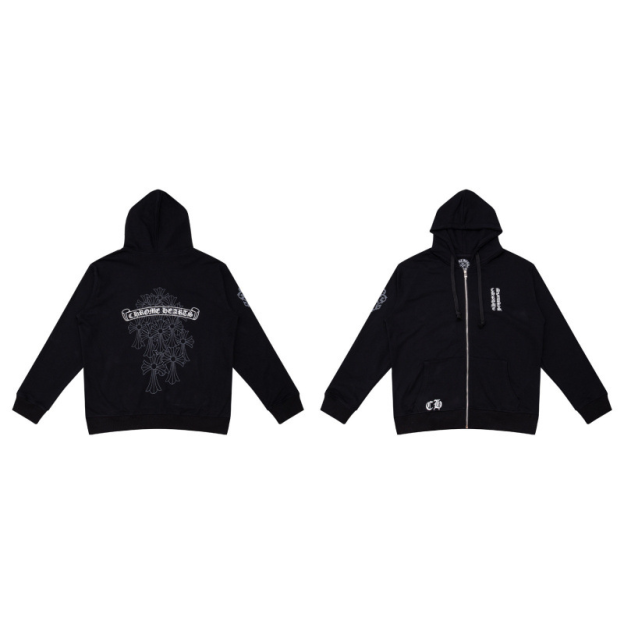 Enhypen Niki&Heeseung Inspired Cross Pattern Zip-up Hoodie