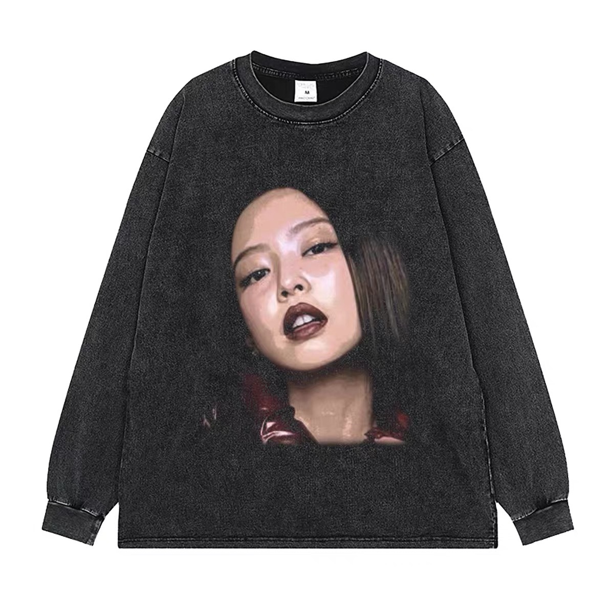 Blackpink Custom Member Printed Retro Washed T-Shirt