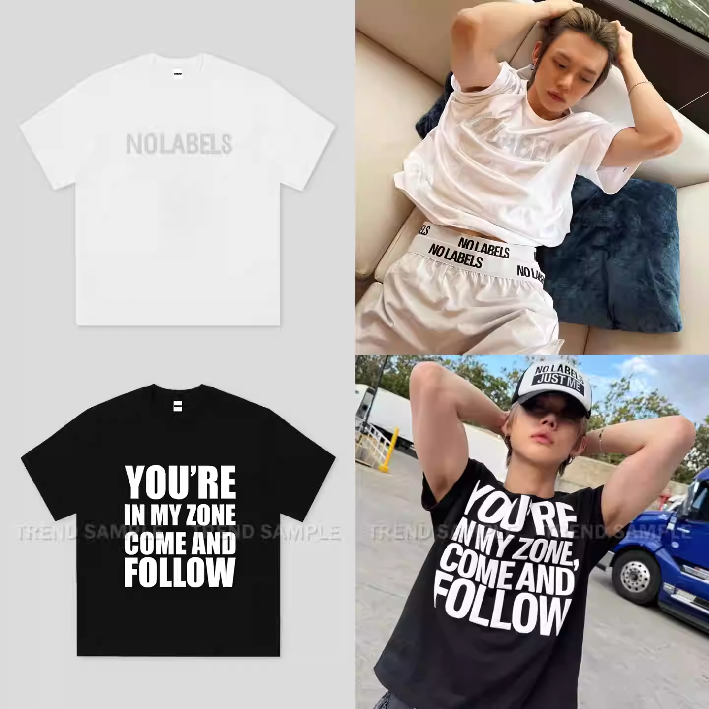 TXT Yeonjun NO LABELS Merch Inspired T-Shirt