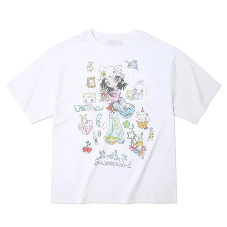 IVE Rei Inspired Anime Girl Graphic Tee
