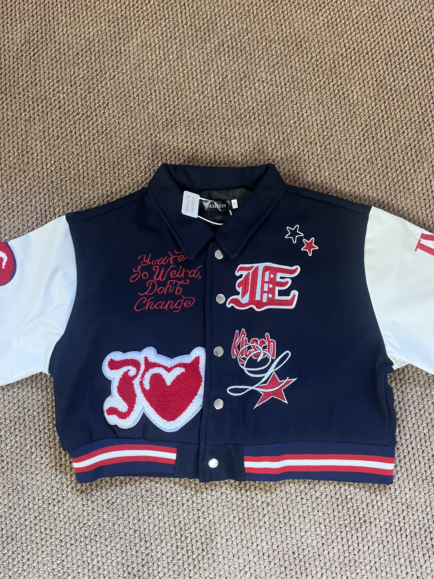 IVE Kitsch Short Baseball Jacket-wonyoung IVE