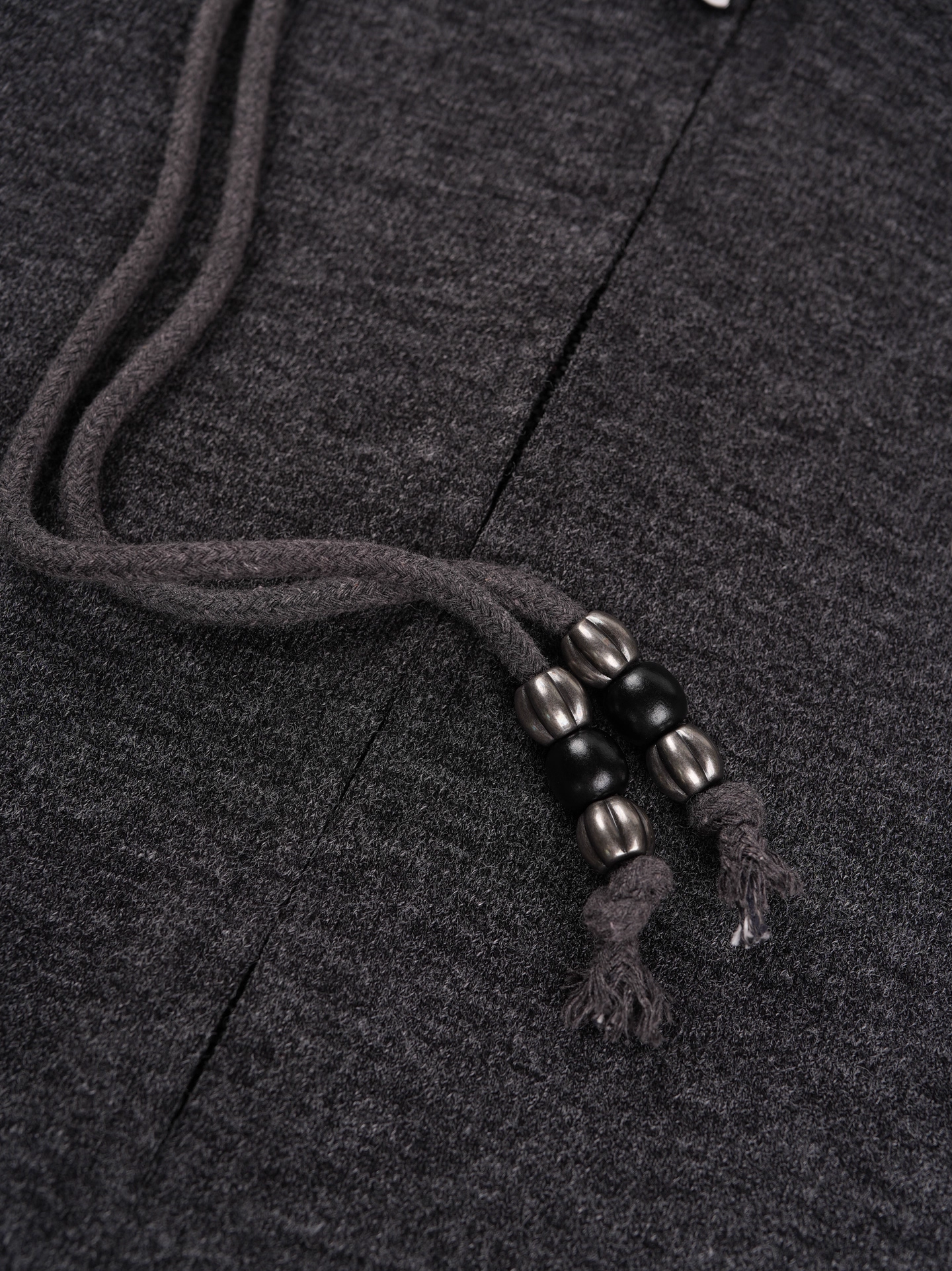 NewJeans Haerin Inspired Waffle Paneled Hooded Zip-Up Jacket