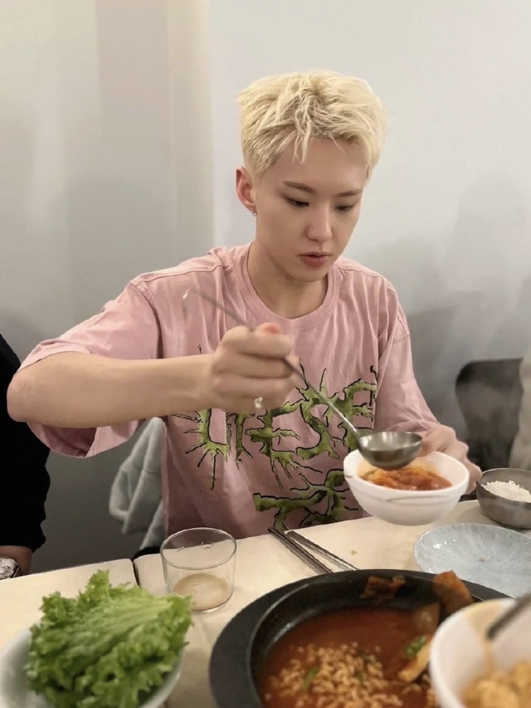 Seventeen Hoshi Inspired Pink T-shirt 