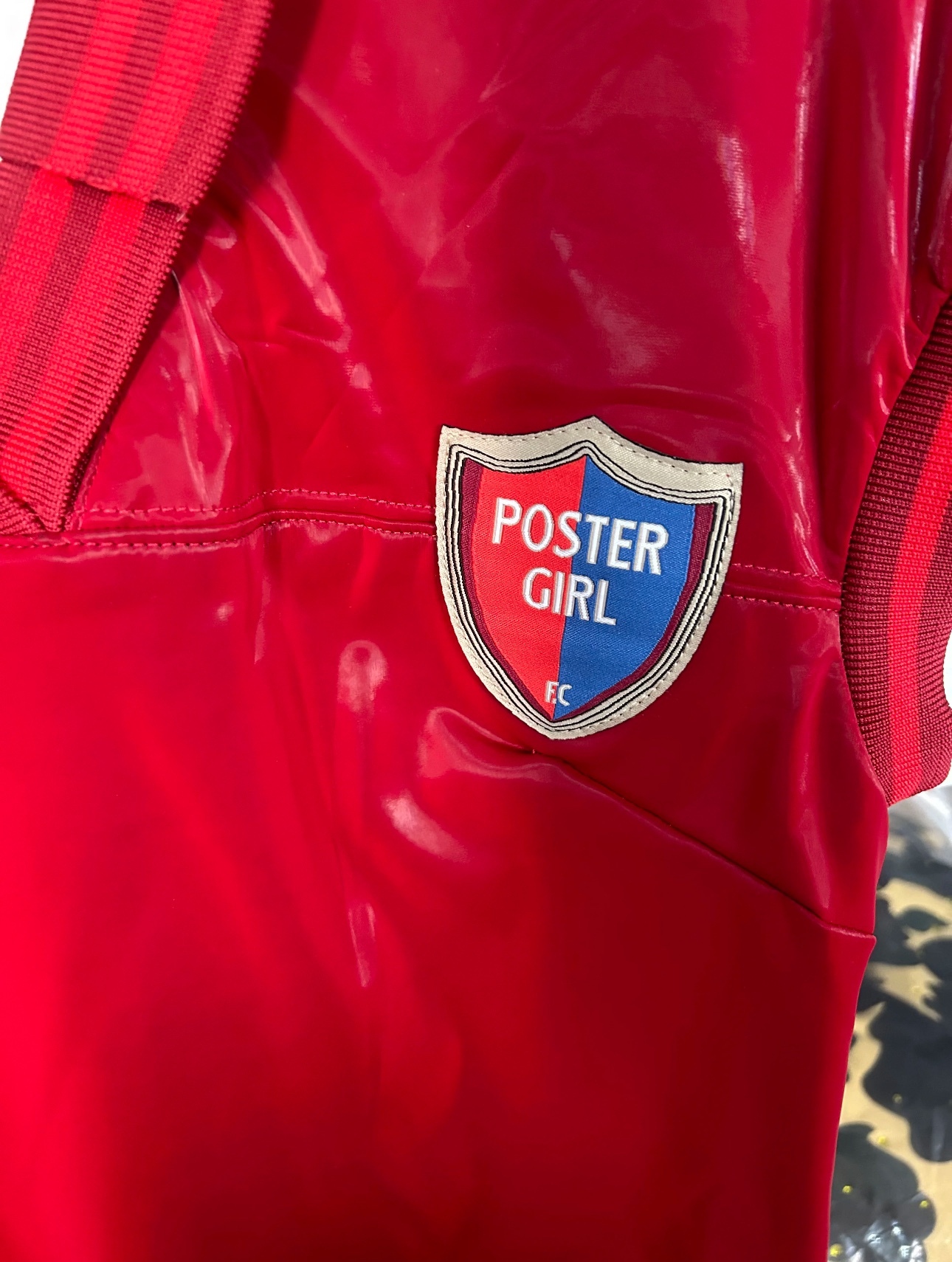 Blackpink Jennie Inspired Red Latex Mini Dress