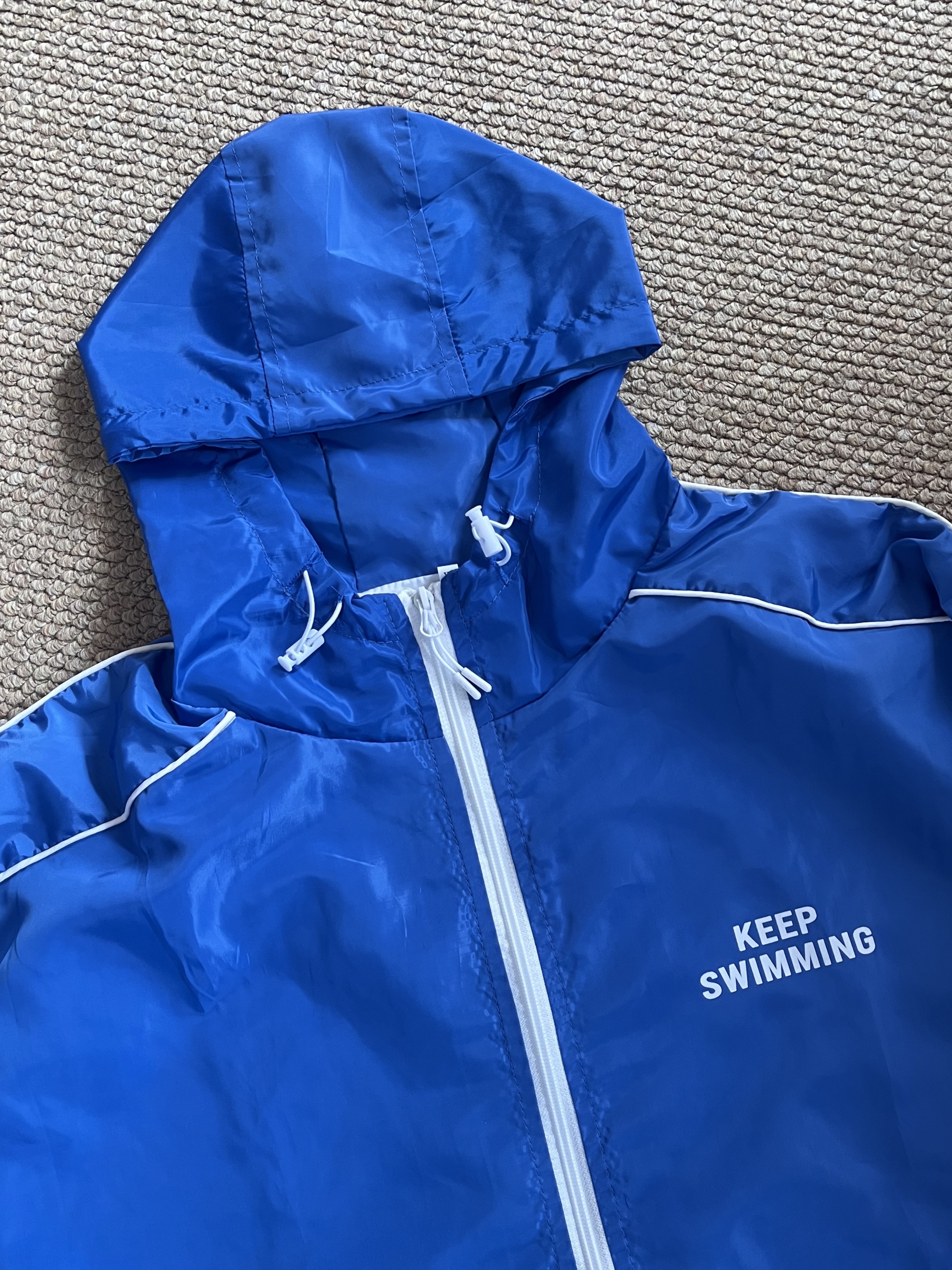 HYPE kpop group BTS SWIMMING inspired Keep Swimming Quote Print Trench Coat Jacket  Outerwear-ENHYPEN TXT Cortis