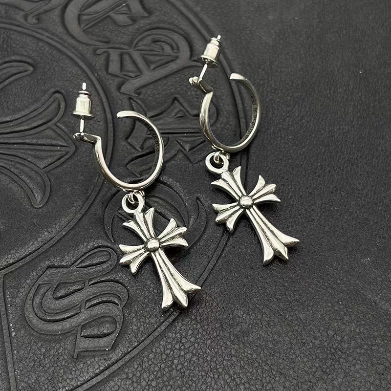 Enhypen Niki Inspired Chrome Heart Earrings-Ni-Ki